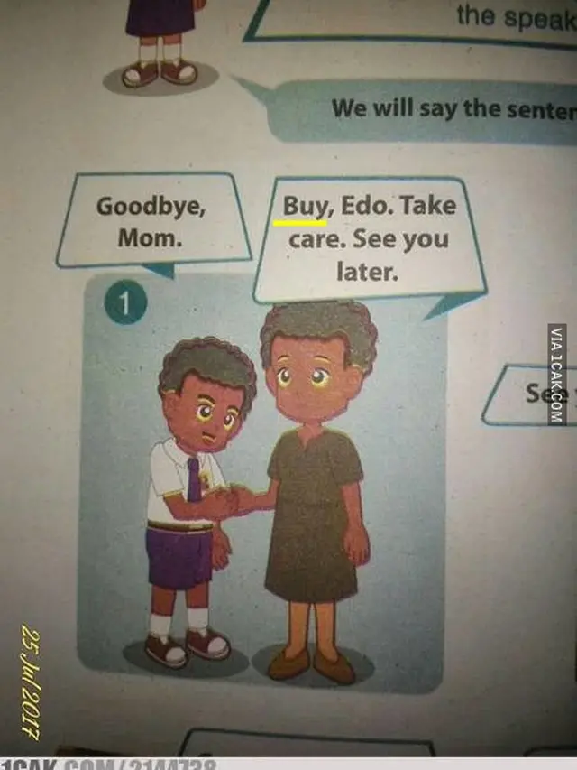 kesalahan di buku bahasa Inggris