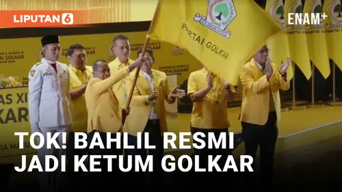 VIDEO: Bahlil Lahadalia Resmi Jadi Ketum Golkar