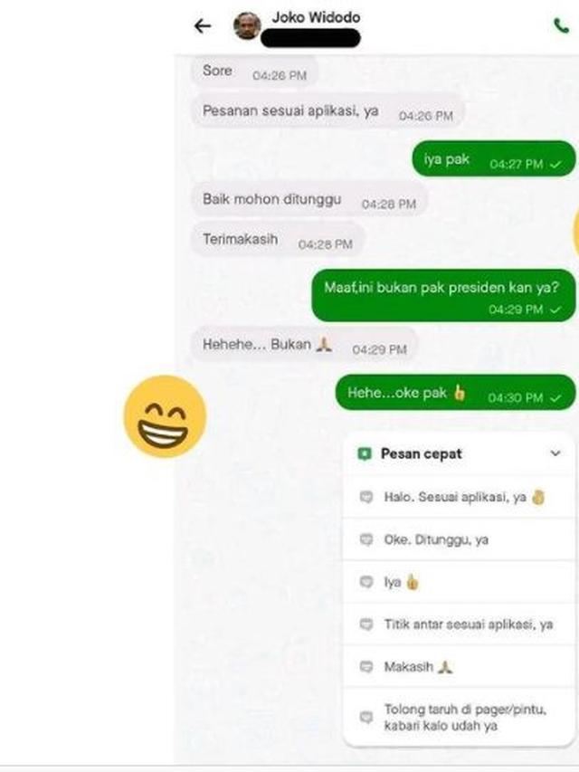 5 Nama Driver Ojol Ini Mirip Seleb sampai Pejabat, Bikin Salah Paham