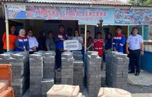 Pertamina Salurkan Bantuan Pemulihan Infrastruktur Pascagempa Bitung, Perkuat Kolaborasi Daerah