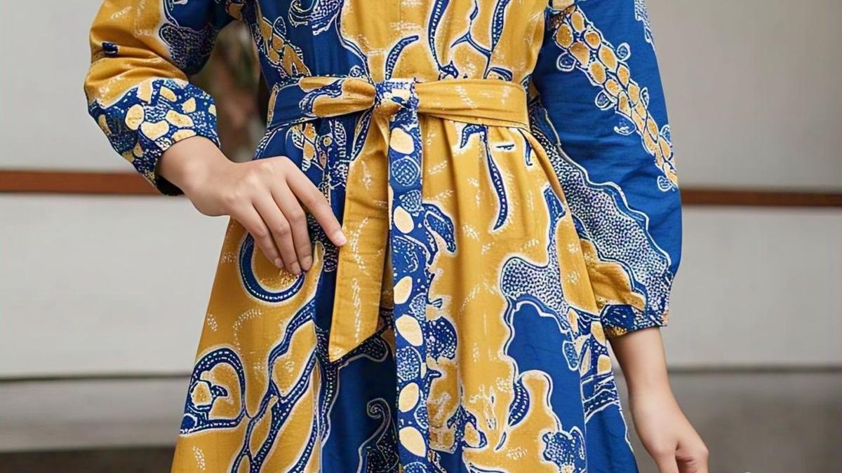 7 Model Tunik Batik Tali Samping Terbaru untuk Tampil Anggun