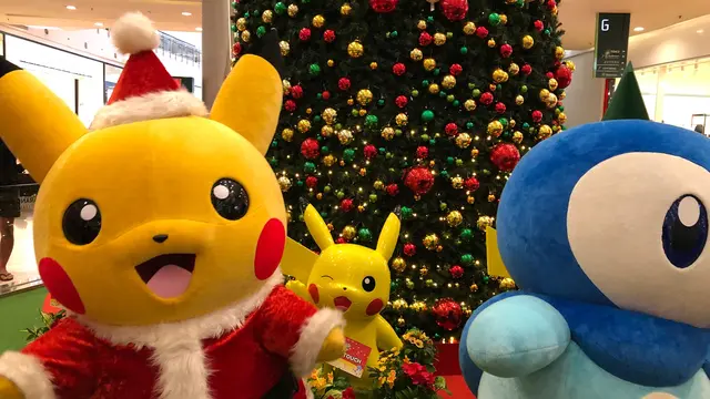 Suasana penampilan trio galar pada Opening day Pokemon Festival di Jakarta pada Kamis, 5 Desember 2024