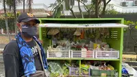 Pedagang sayur yang menjadi mitra Kedai Sayur Indonesia.