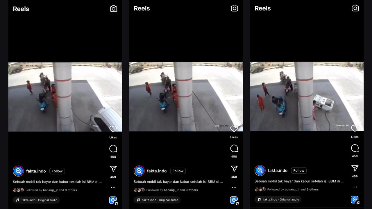 Mobil Kabur Setelah Isi Bensin