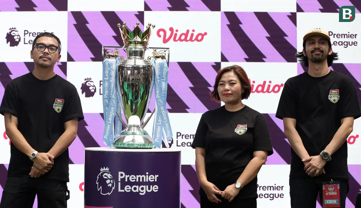 Vidio mempersembahkan Vidio Premier League Fan Festival dalam rangka memeriahkan musim Premier League 2024/2025. (Bola.com/Ropik Subagja)