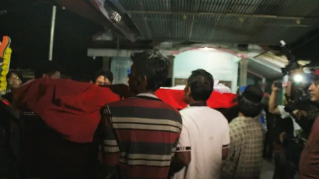 Polisi yang gugur dalam kerusuhan Mako Brimob, Bripda Wahyu Catur Pamungkas akan dimakamkan dengan upacara resmi pemakaman anggota Polri. (Foto: Liputan6.com/Polres Kebumen/Muhamad Ridlo)