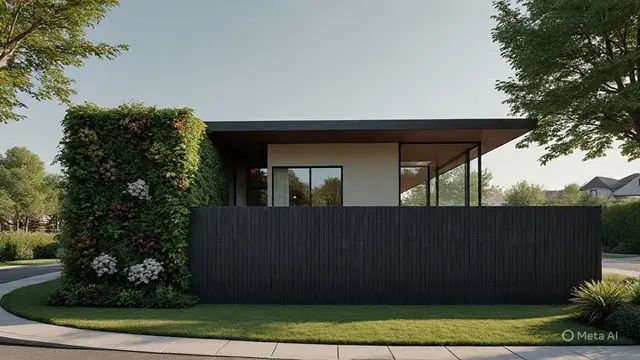 Ide Rumah Minimalis dengan Pagar dan Taman Kecil