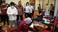 Para Bankir Ikuti Aksi Donor Darah Pertama Sejak Pandemi