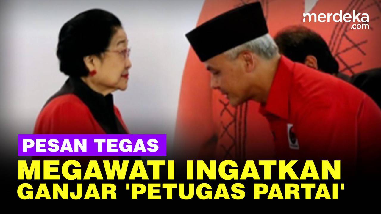 VIDEO: Keras Megawati Ingatkan Capres Ganjar Petugas Partai, "Awas Kamu Tak Ngomong!"