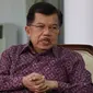 Wapres Jusuf Kalla di rumah dinas Wakil Presiden, Jakarta (Liputan6.com/Herman Zakharia)