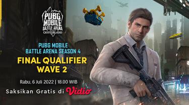 Link Streaming PUBG Mobile Battle Arena Season 4 Wave 2 Final Stage di Vidio Malam Ini