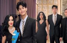 10 Potret Diah Permatasari di Gala Dinner Kelulusan Anak, Tampil Kompak dengan Setelan Hitam