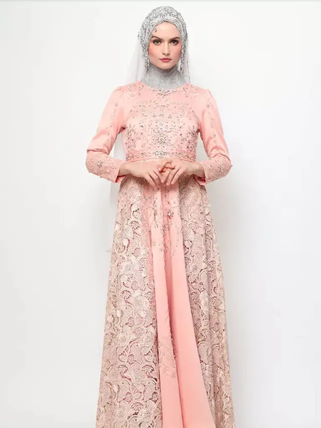 Gamis Brokat Satin (Foto: ZALORA Indonesia)