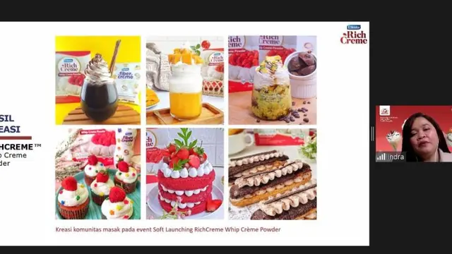 Peluncuran Bubuk Whip Crème yang Cocok untuk  Mendukun UMKM Kuliner