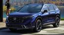 Bentuk keseluruhan CR-V berubah drastis. Honda terlihat merubah bahasa desainnya di hampir seluruh model terbarunya. Desain facia 'Solid Wing Face' sudah ditinggalkan dan digantikan dengan grill hexagonal dengan kelir hitam glossy. Bumper depan pun diberikan aksen yang menambah kesan gagah dan sporty. Lampu depan kian menyipit dengan mengadopsi teknologi full LED. (Source: paultan.org)