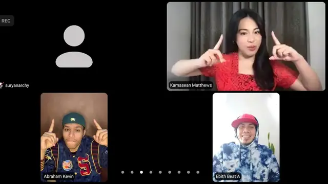 Kamasean, Ebith Beat A, dan Abraham Kevin.