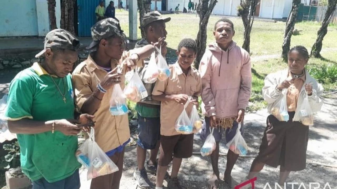 Lima Dapur Program Makan Bergizi Gratis Beroperasi Optimal di Papua Pegunungan