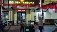 Pelaku pencurian kotak masjid ditahan di Polsek Tambora, Jakarta Barat. (Foto: dokumentasi Polsek Tambora)