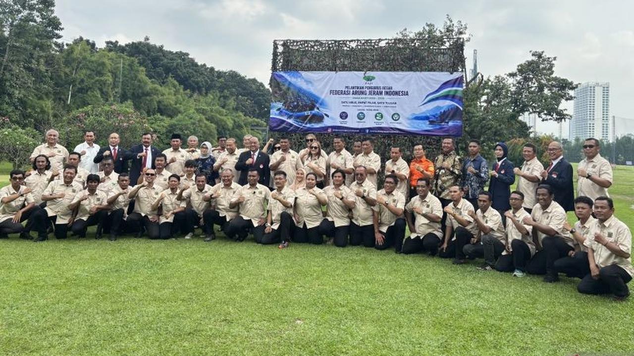 KONI Pusat Lantik PB FAJI 2026-2030, Fokus Utama PB FAJI Kembangkan Sport Tourism Arung Jeram Nasional