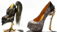 Berani Pakai Sepatu High Heels Berdesain Cakar Ayam Ini?