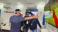 Telkomsel menggelar showcase jaringan 5G di PON XXI 2024 untuk memamerkan kemampuan penggunaan jaringan 5G bagi berbagai use case (Foto: Telkomsel)