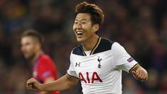 Pemain asal Korea Selatan, Son Heung-min menjadi momok menakutkan saat membawa timnya mengalahkan CSKA Moscow 1-0 pada lanjutan Liga Champions grup E di CSKA Stadium, Rabu (28/9/2016) dini hari WIB. (Action Images via Reuters / John Sibley)