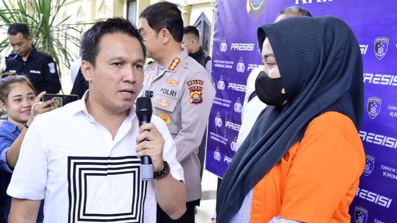 Tampang Istri Polisi di Jambi Gerogoti Duit Korbanya Rp4,5 M dengan Modus Gesek Tunai Fiktif di Olshop