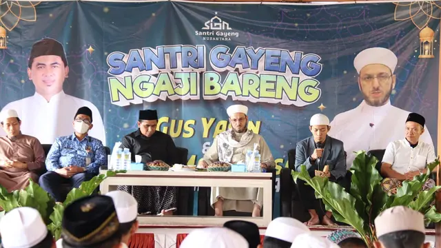 Suasana Santai Gayeng Ngaji Breng Gus Yasin dan Syekh Mahir Hasan Ad Munajjid