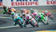 Pembalap Honda Team Asia Veda Ega Pratama pada balapan Moto3 Prancis di Sirkuit Le Mans. (Honda Team Asia)