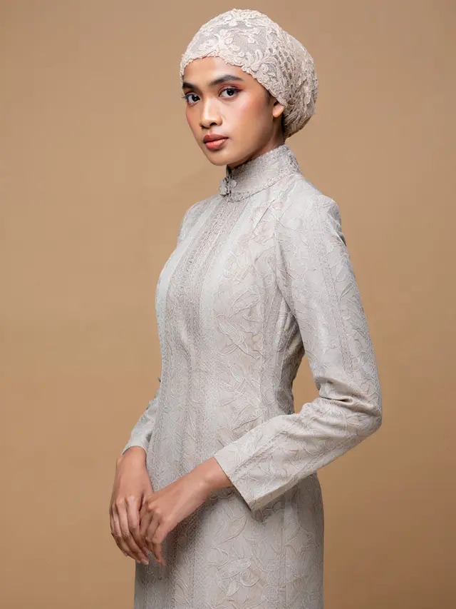 Model Gamis Brokat Elegan untuk Semua Bentuk Tubuh