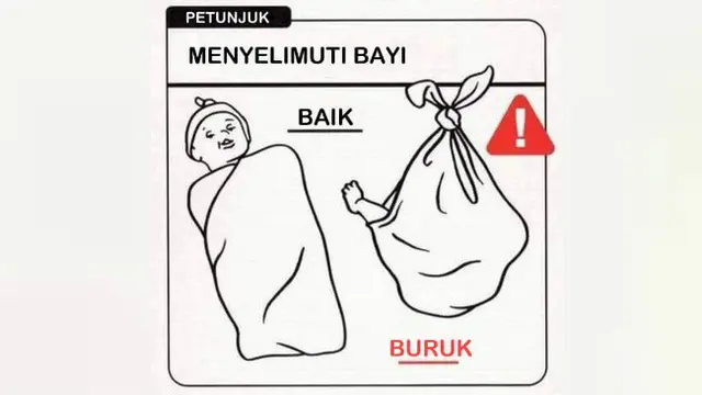 Untuk para orangtua sebaiknya mengikuti cara yang benar saja, ya. Cara yang salah jangan diikuti.
