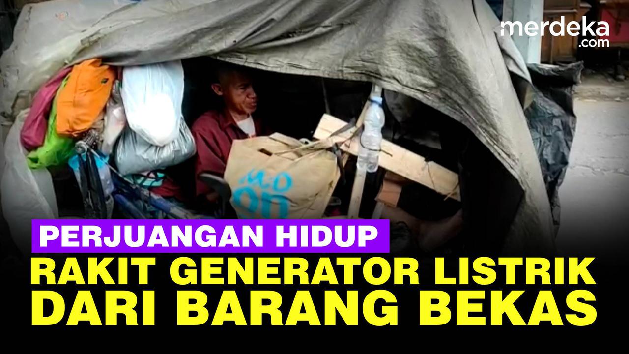VIDEO: Kisah Viral Bayu Aji Rakit Generator Listrik Tenaga Manusia untuk Cas Ponsel