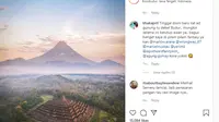 Penampakan Cani Borobudur aneh di akun Instagram resmi Kementerian Pariwisata dan Ekonomi Kreatif. (Liputan6.com/ Ist)
