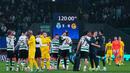 Kekalahan ini sekaligus mengakhiri mimpi Bodo/Glimt untuk menorehkan sejarah sebagai klub Norwegia pertama dalam 29 tahun yang berhasil menembus babak perempat final Liga Champions. (AP Photo/Ana Brigida)