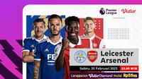 Dapatkan Link Live Streaming Liga Inggris Arsenal Vs Leicester City Sabtu, 25 Februari di Vidio