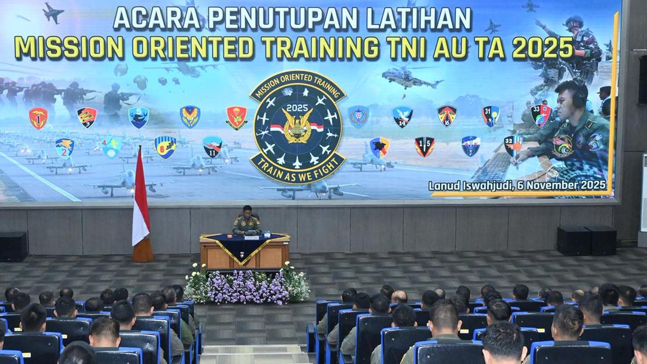 Kaskoopsudnas Tutup Latihan MOT 2025 di Lanud Iswahjudi Magetan