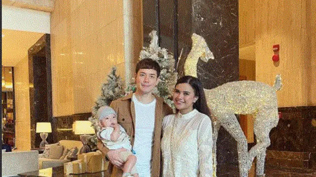 Audi Marissa dan Anthony Xie Rayakan Natal Bersama bersama anak