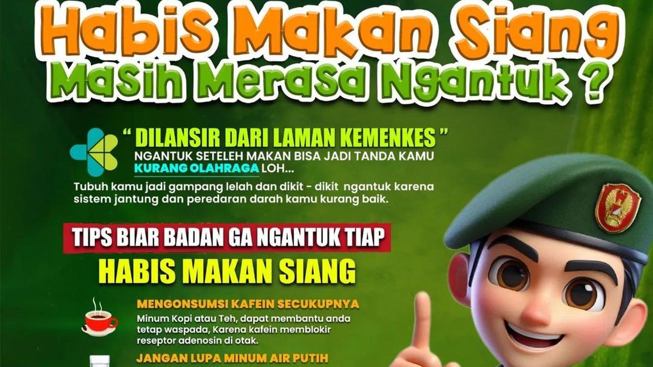"Mengantuk setelah makan siang sebenarnya normal. Namun jika sampai mengganggu aktivitas, artinya ada kebiasaan yang perlu diperbaiki," tutupnya. <br>