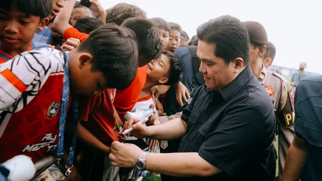 Menpora Erick Thohir menghadiri pembukaan Youth Football Tournament Bali 7s 2026