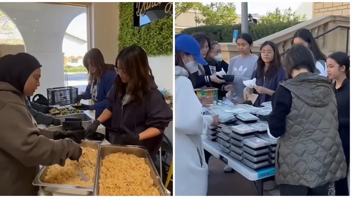 9 Potret Cinta Kuya Bagi Makanan untuk Korban Kebakaran Los Angeles, Tuai Pro Kontra