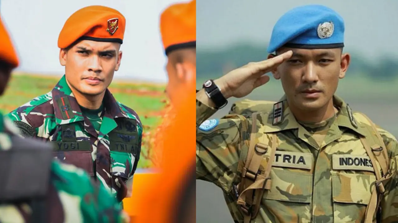Seleb Pria Ini Tampil Gagah Pakai Seragam TNI