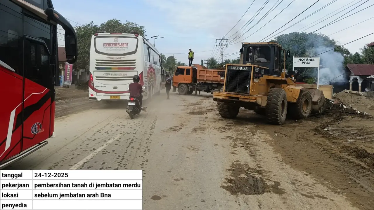 Pemulihan Akses Jalan Raya di Aceh Terus Berjalan, Ini Progres Terbarunya