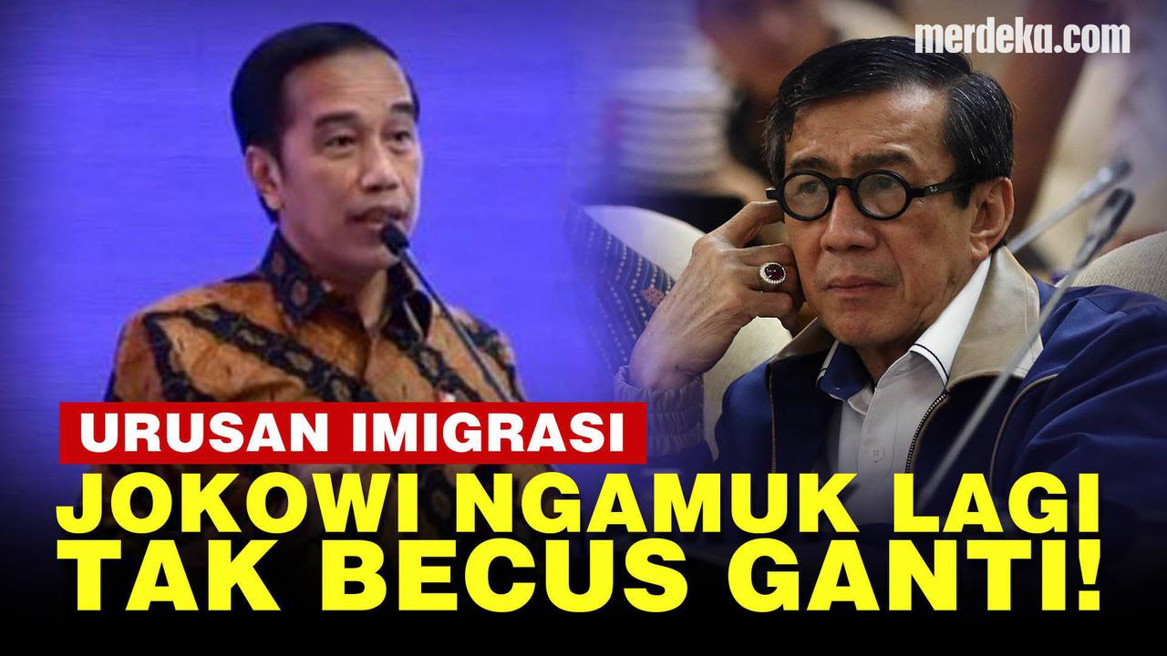 VIDEO: Jokowi Ngamuk Depan Menteri soal Imigrasi, Suruh Ganti Dirjen Tak Becus Kerja