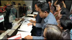UU tersebut diujikan karena dianggap menghilangkan jaminan kepemimpinan politik perempuan), Jakarta, Selasa (19/8/2014) (Liputan6.com/Panji Diksana)
