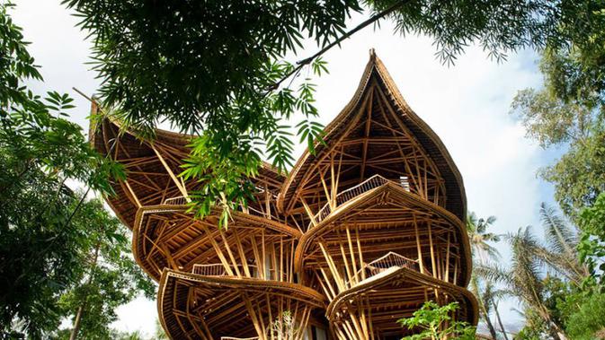 Wanita Ini Tinggalkan New York Untuk Bangun Rumah Bambu Di Bali Citizen6 Liputan6 Com