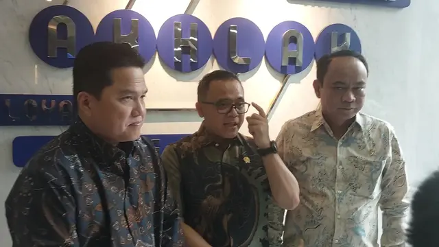 Menteri BUMN Erick Thohir telah bertemu dengan Menteri Pendayagunaan Aparatur Negara dan Reformasi Birokrasi (PAN-RB) Abdullah Azwar Anas dan Menteri Komunikasi dan Informatika Budi Arie Setiadi, Kamis (4/1/2024).