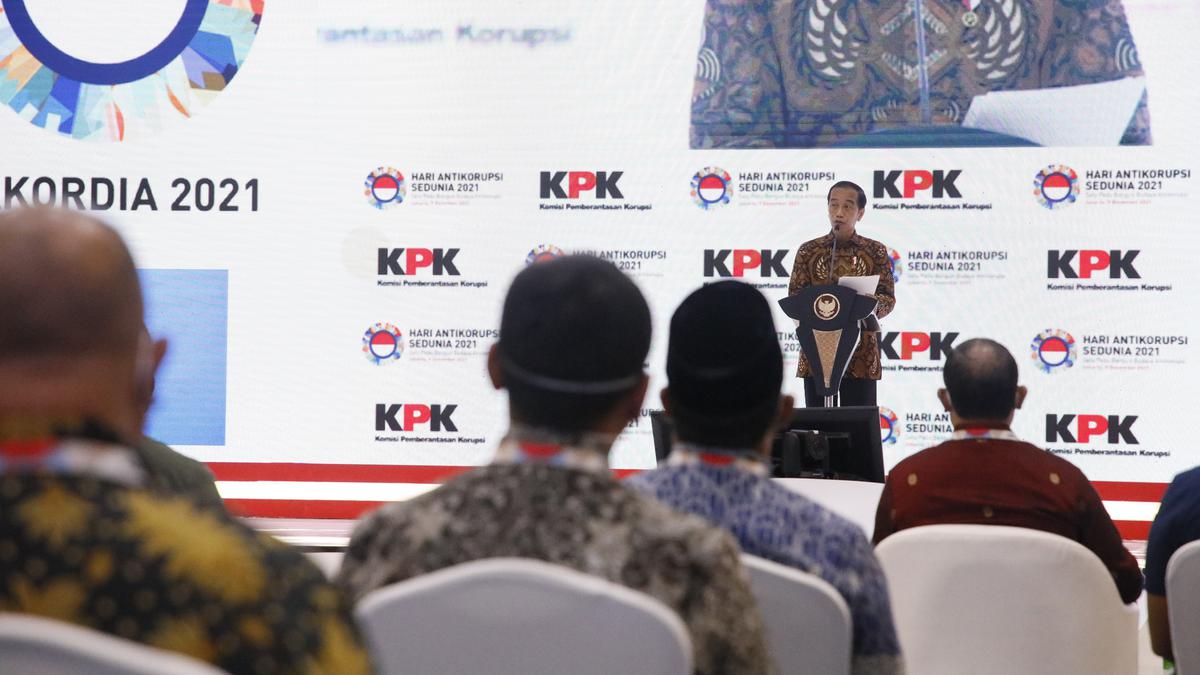 Jokowi Sebut Indeks Persepsi Korupsi Indonesia Jauh di Bawah Singapura-Malaysia