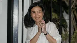 Veronica Tan menjadi salah satu tokoh perempuan&mdash;saat ini ia menjabat sebagai Ketua Yayasan Kanker Indonesia (YKI) Jakarta&mdash;yang dipanggil Presiden terpilih 2024-2029, Prabowo Subianto ke kediamannya, Kertanegara, Jakarta Selatan, Senin (14/10/2024). (Liputan6.com/Herman Zakharia)