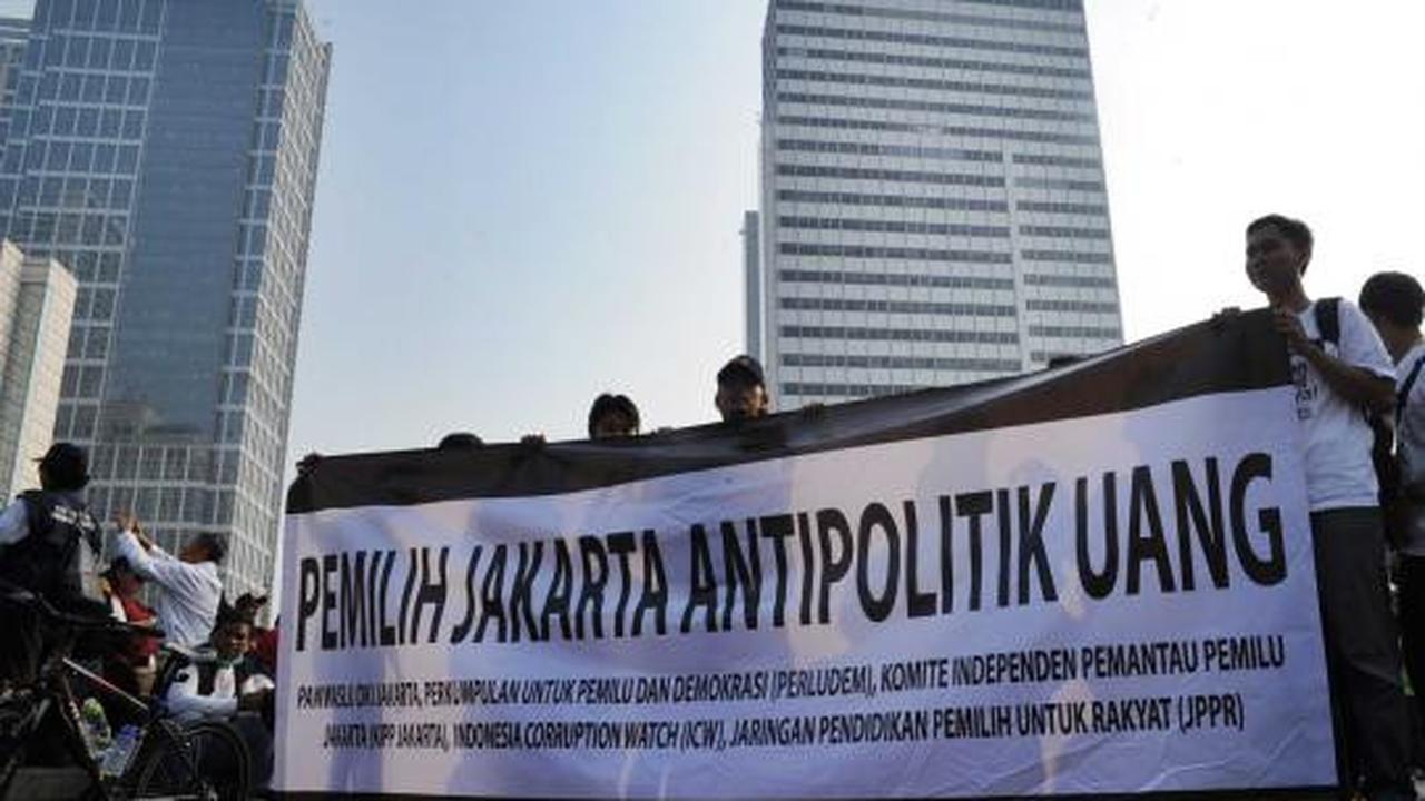 Demo "Stop Politik Uang" jelang Pilgub DKI