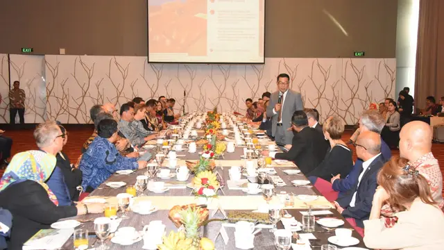 Acara CEO Ambassador Breakfast Meeting di Hotel Horison, Kota Bandung, Kamis (24/10/19).